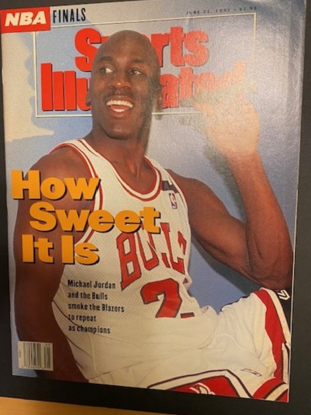 Micheal Jordan Sports Illustrated Magazine June 22, 1992